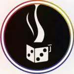 dots board game cafe company logo