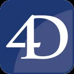 4D company logo