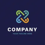 Simplified HR company logo