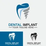 Implant and dental art company logo