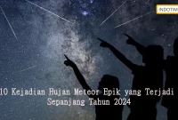 10 Kejadian Hujan Meteor Epik yang Terjadi Sepanjang Tahun 2024