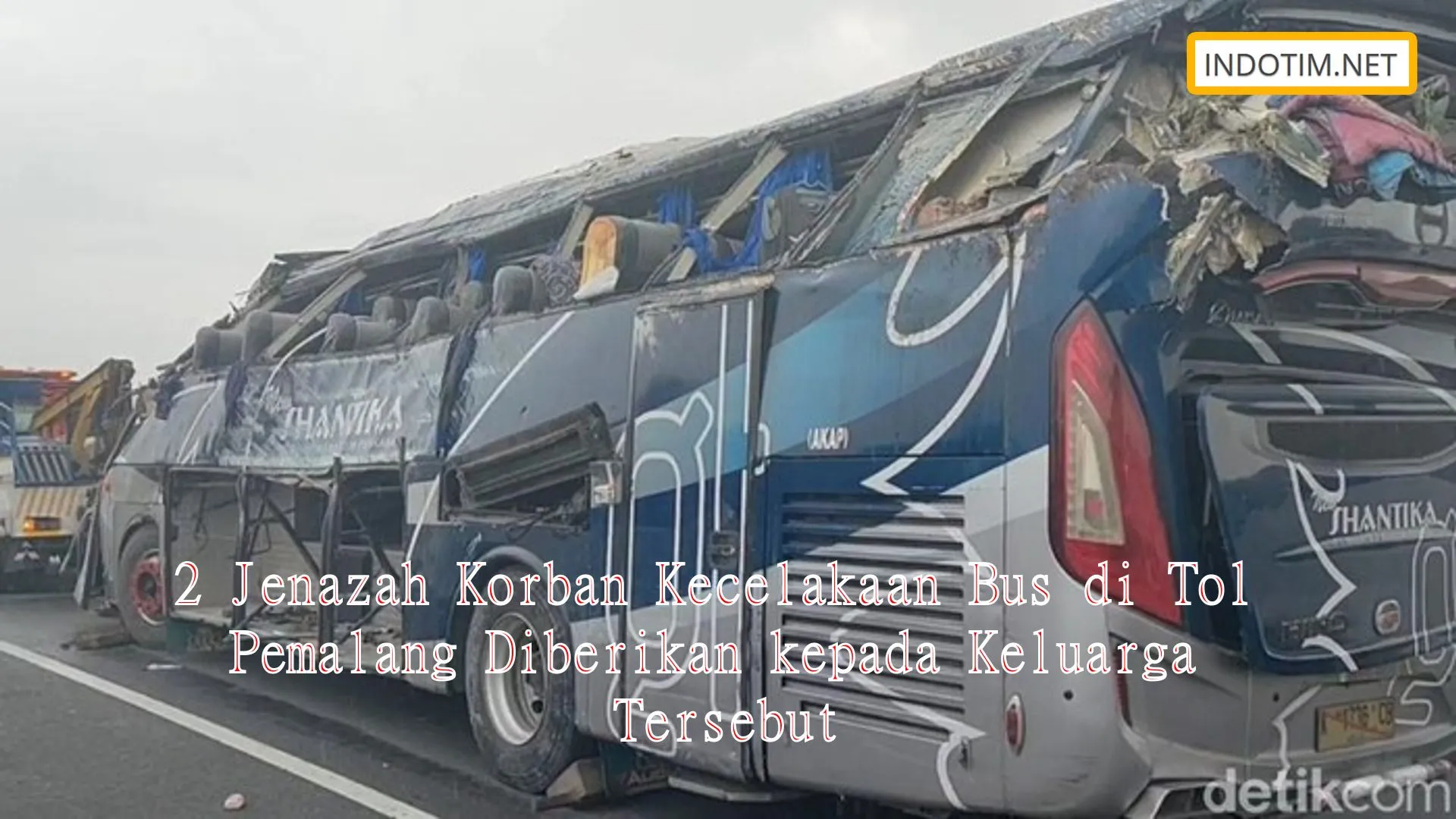 2 Jenazah Korban Kecelakaan Bus di Tol Pemalang Diberikan kepada Keluarga Tersebut