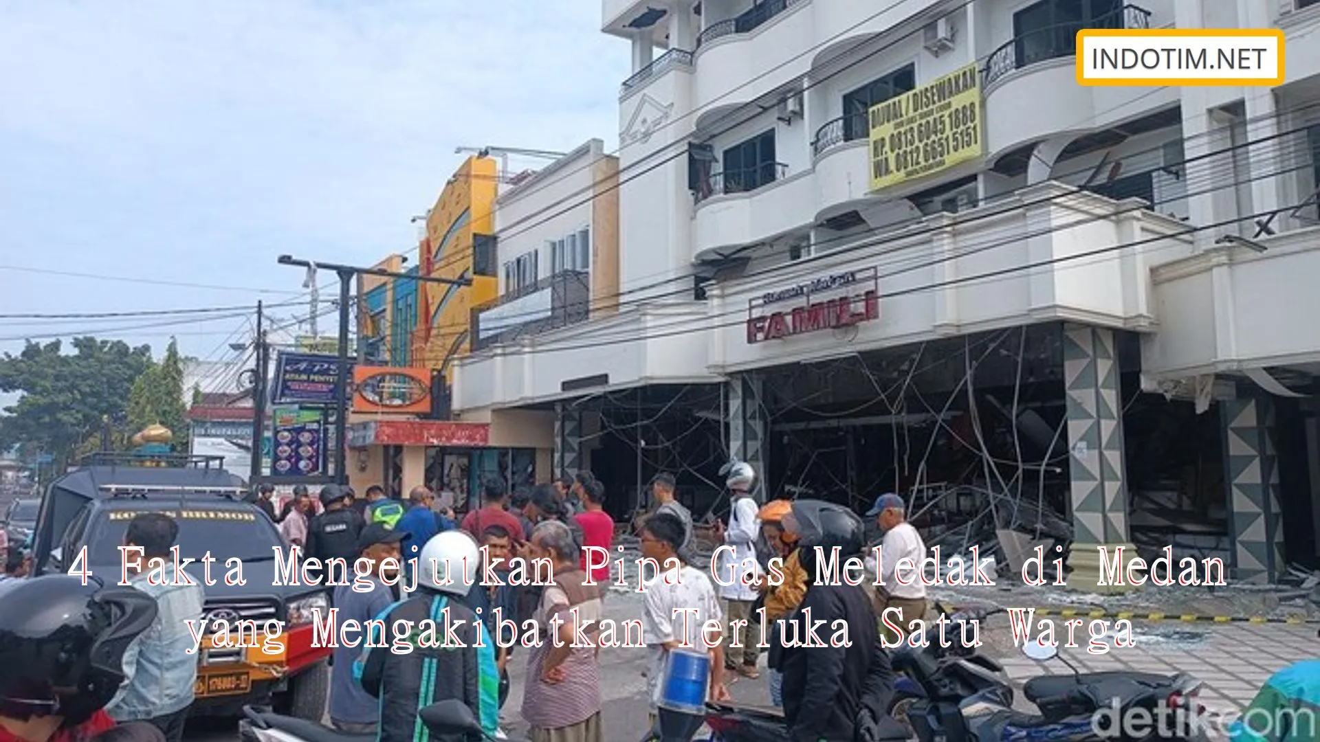 4 Fakta Mengejutkan Pipa Gas Meledak di Medan yang Mengakibatkan Terluka Satu Warga