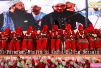 51 Pasangan Muslim di India Saling Bersatu dalam Pesta Nikah Massal yang Mendunia