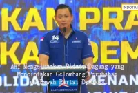 AHY Mengeluarkan Pidato Dagang yang Menciptakan Gelombang Perubahan di Bawah Partai Demokrat