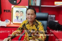 Agustiar Sabran: PDIP Makin Solid, Terbukti Dari Berkali-kali Pengkhianatan