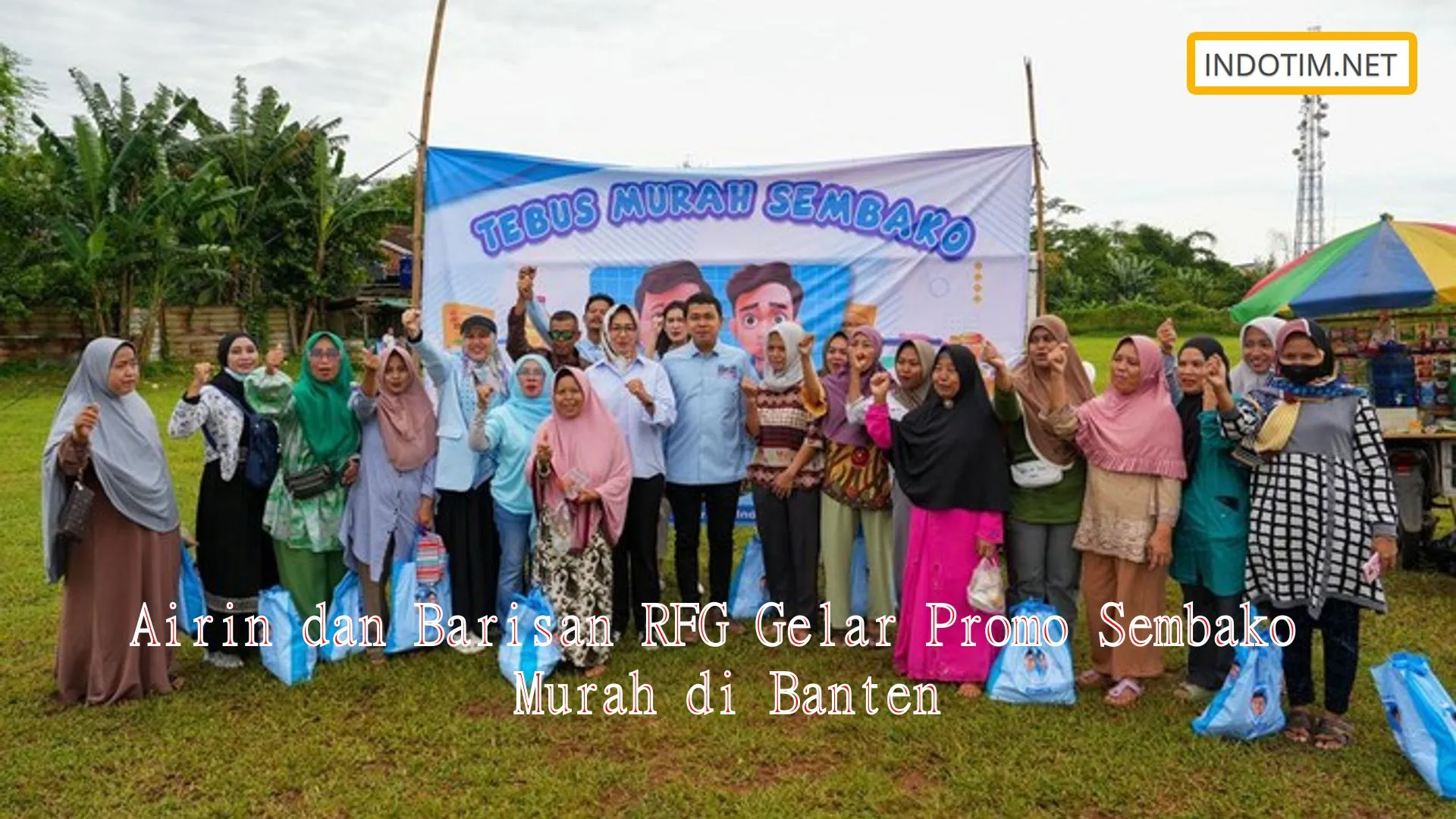 Airin dan Barisan RFG Gelar Promo Sembako Murah di Banten
