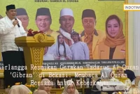 Airlangga Resmikan Gerakan Tadarus Al Quran 'Gibran' di Bekasi: Membaca Al Quran Bersama untuk Keberkahan