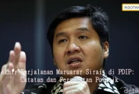 Akhir Perjalanan Maruarar Sirait di PDIP: Catatan dan Pergulatan Politik