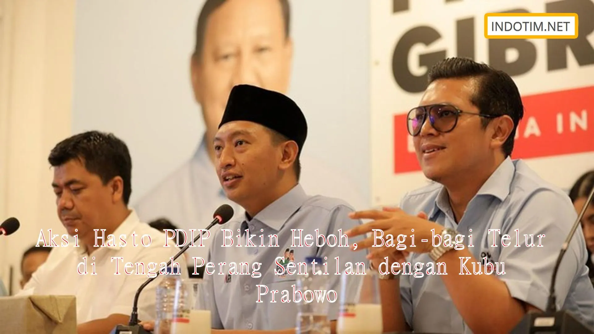 Aksi Hasto PDIP Bikin Heboh, Bagi-bagi Telur di Tengah Perang Sentilan dengan Kubu Prabowo