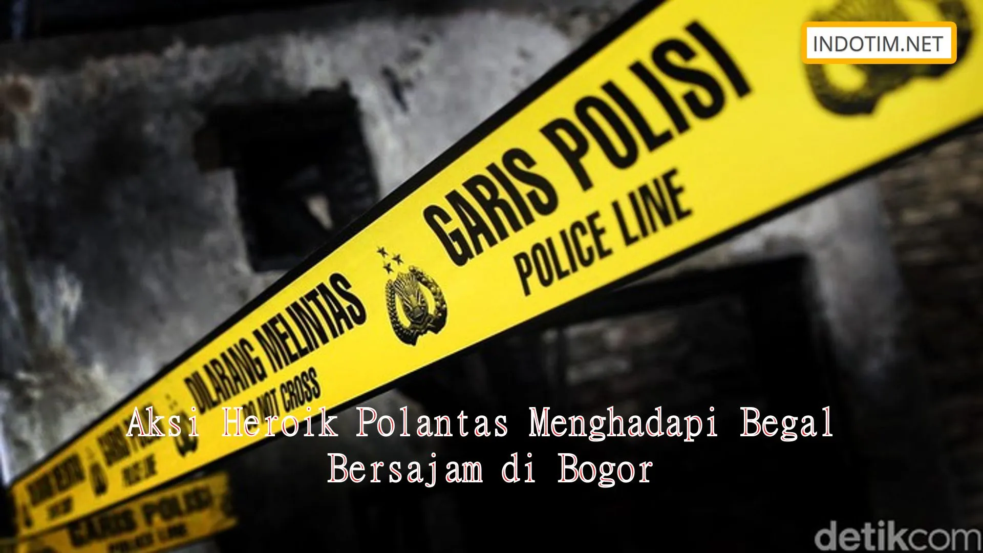 Aksi Heroik Polantas Menghadapi Begal Bersajam di Bogor