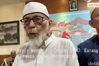 Anak Ba'asyir Menyindir Sekjen PBNU: Kurang Dewasa dalam Berdemokrasi