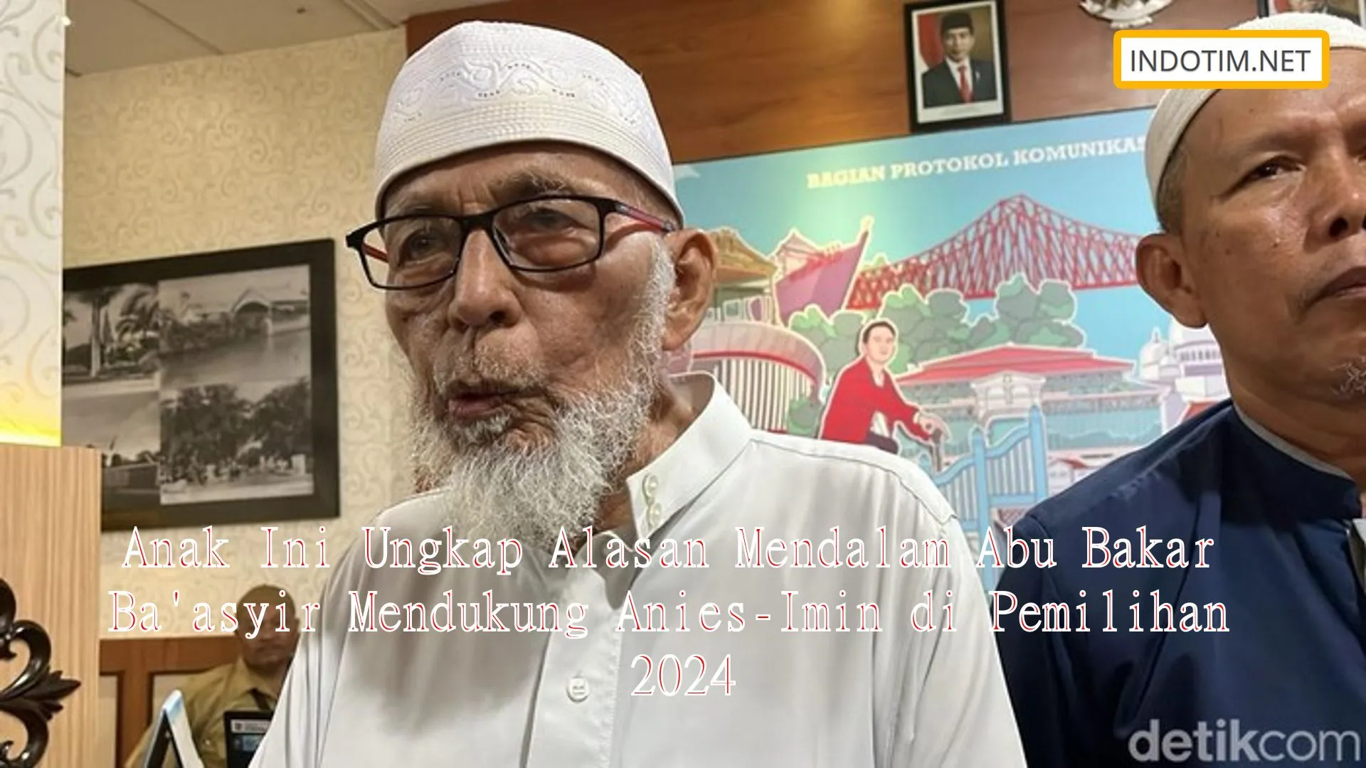 Anak Ini Ungkap Alasan Mendalam Abu Bakar Ba'asyir Mendukung Anies-Imin di Pemilihan 2024