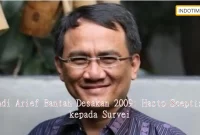 Andi Arief Bantah Desakan 2009: Hasto Sceptis kepada Survei