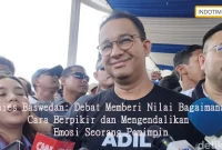 Anies Baswedan: Debat Memberi Nilai Bagaimana Cara Berpikir dan Mengendalikan Emosi Seorang Pemimpin