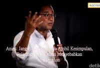 Anies: Jangan Terburu-Buru Ambil Kesimpulan, Polarisasi tidak Selalu Menyebabkan Perpecahan