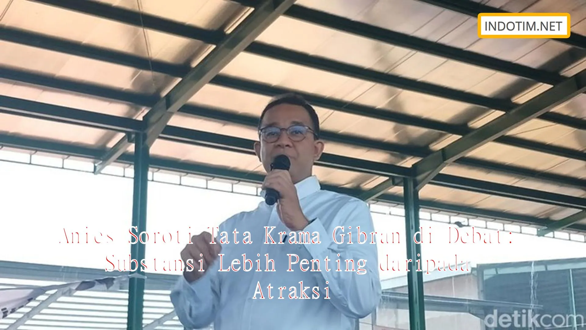 Anies Soroti Tata Krama Gibran di Debat: Substansi Lebih Penting daripada Atraksi