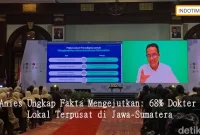 Anies Ungkap Fakta Mengejutkan: 68% Dokter Lokal Terpusat di Jawa-Sumatera