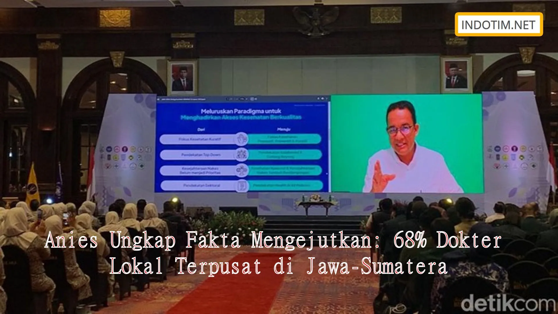 Anies Ungkap Fakta Mengejutkan: 68% Dokter Lokal Terpusat di Jawa-Sumatera