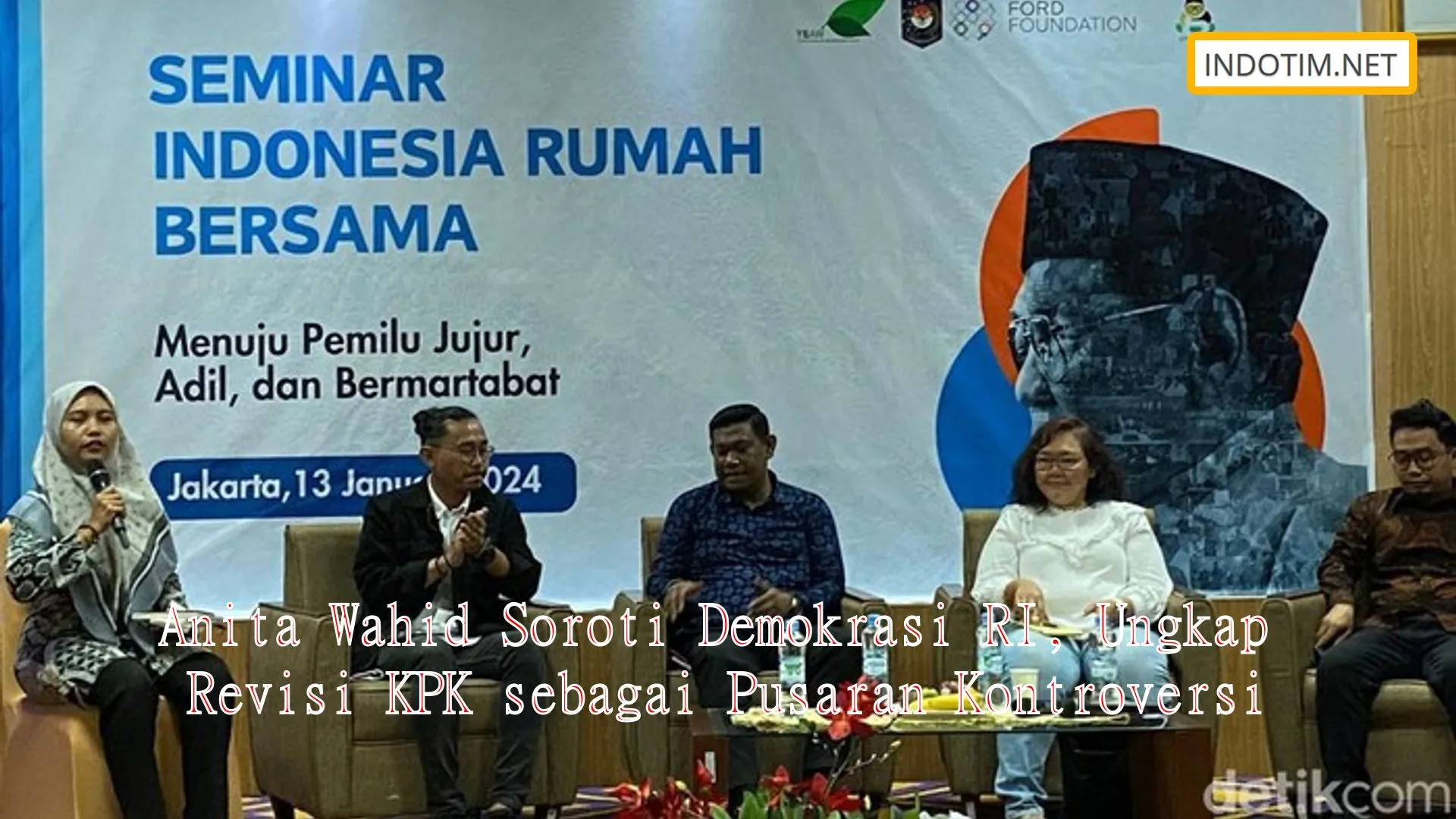 Anita Wahid Soroti Demokrasi RI, Ungkap Revisi KPK sebagai Pusaran Kontroversi