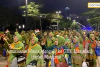 Antusiasme Massa Mengalir ke GBK Menjelang Harlah Muslimat NU