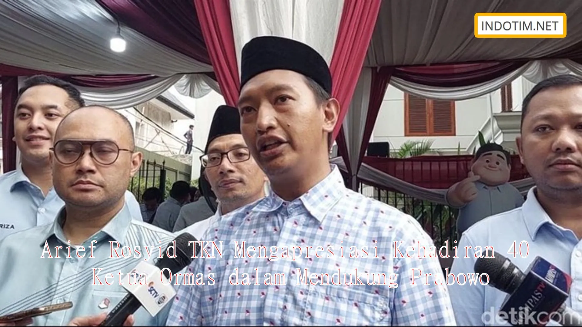 Arief Rosyid TKN Mengapresiasi Kehadiran 40 Ketua Ormas dalam Mendukung Prabowo