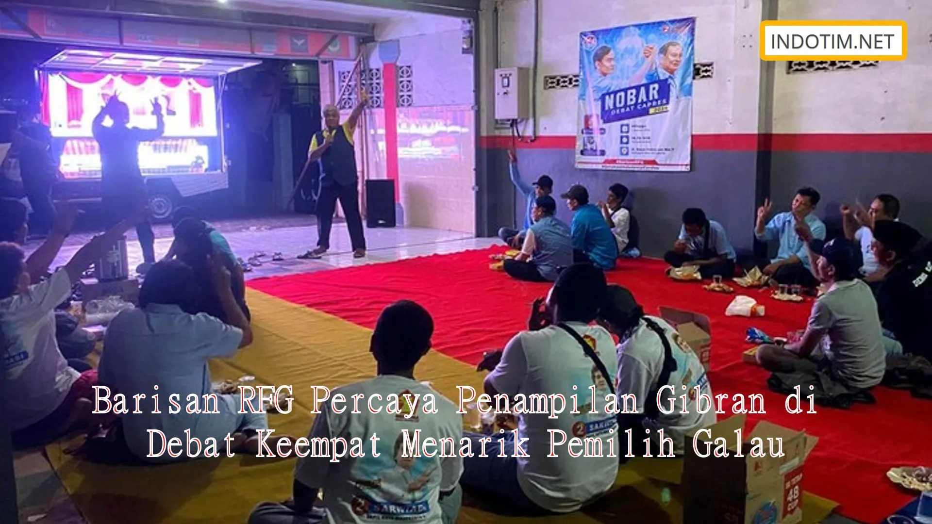 Barisan RFG Percaya Penampilan Gibran di Debat Keempat Menarik Pemilih Galau