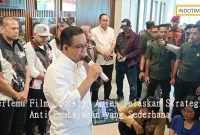 Bertemu Film Society, Anies Jelaskan Strategi Anti Pembajakan yang Sederhana