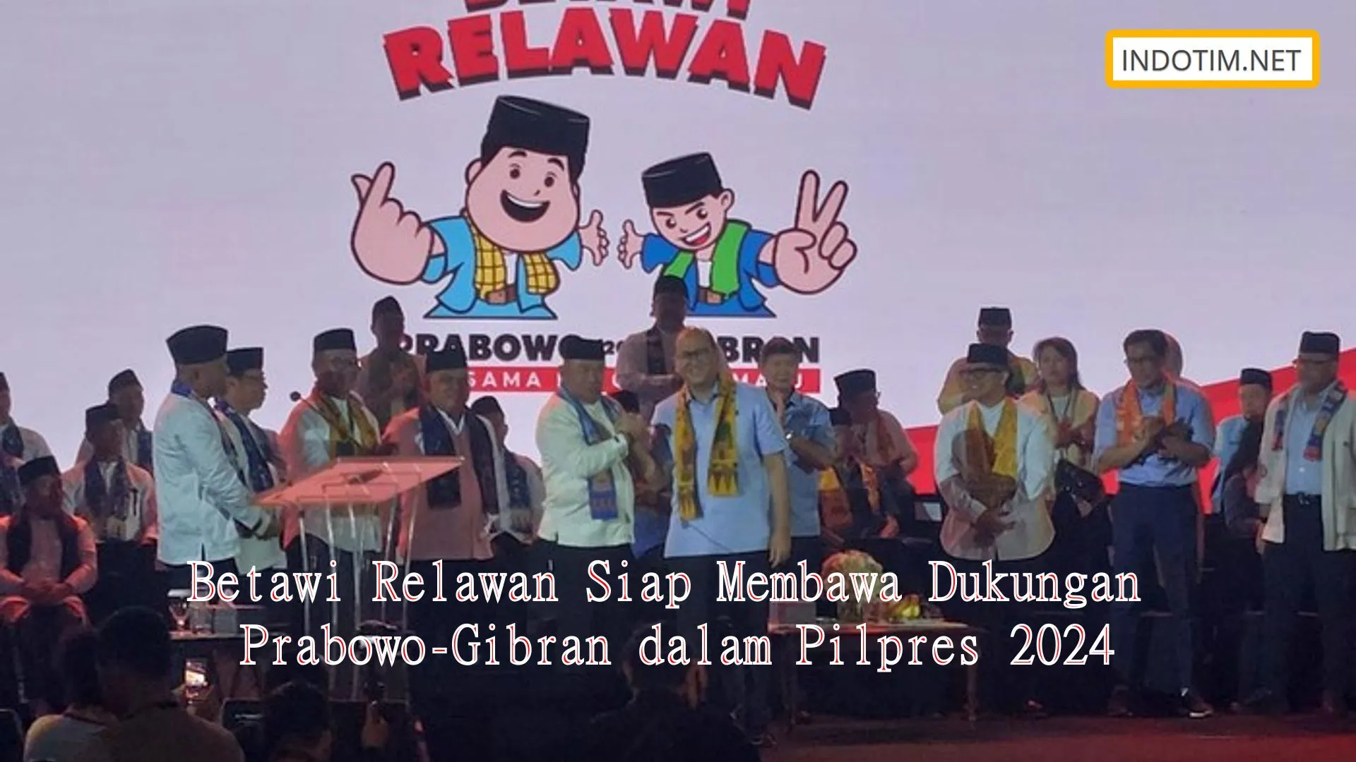 Betawi Relawan Siap Membawa Dukungan Prabowo-Gibran dalam Pilpres 2024