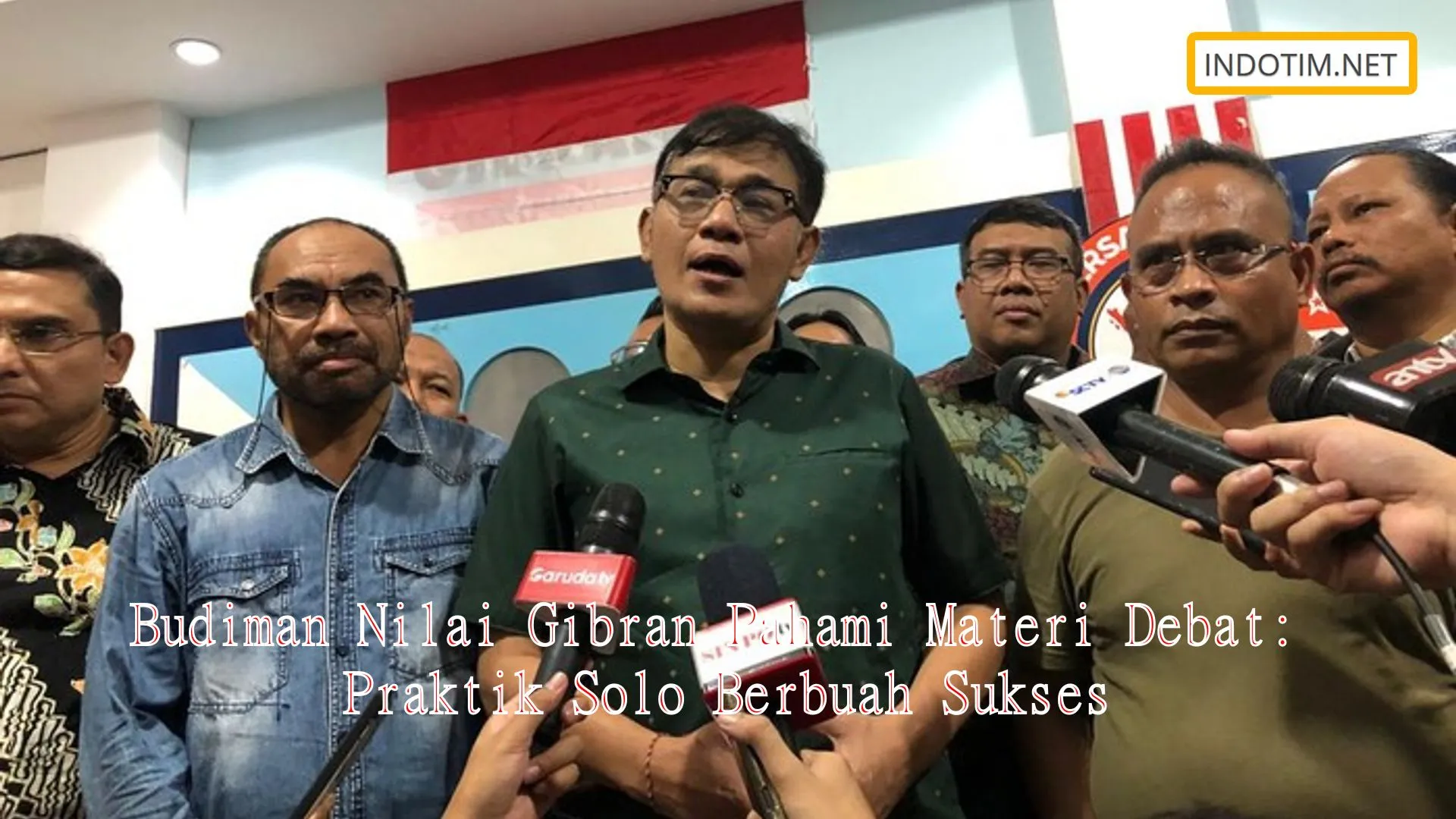 Budiman Nilai Gibran Pahami Materi Debat: Praktik Solo Berbuah Sukses