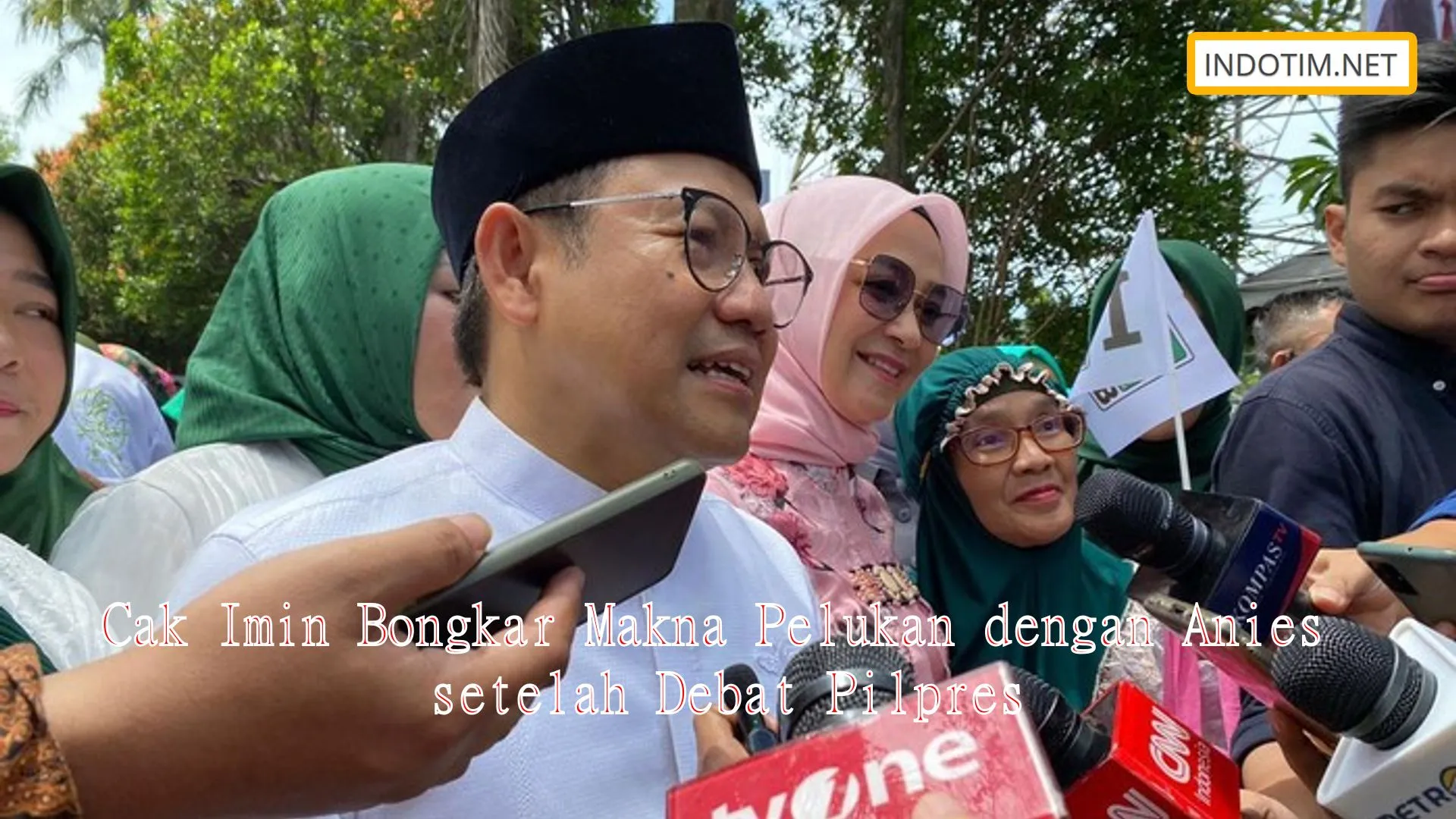 Cak Imin Bongkar Makna Pelukan dengan Anies setelah Debat Pilpres