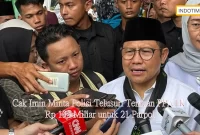 Cak Imin Minta Polisi Telusuri Temuan PPATK Rp 195 Miliar untuk 21 Parpol