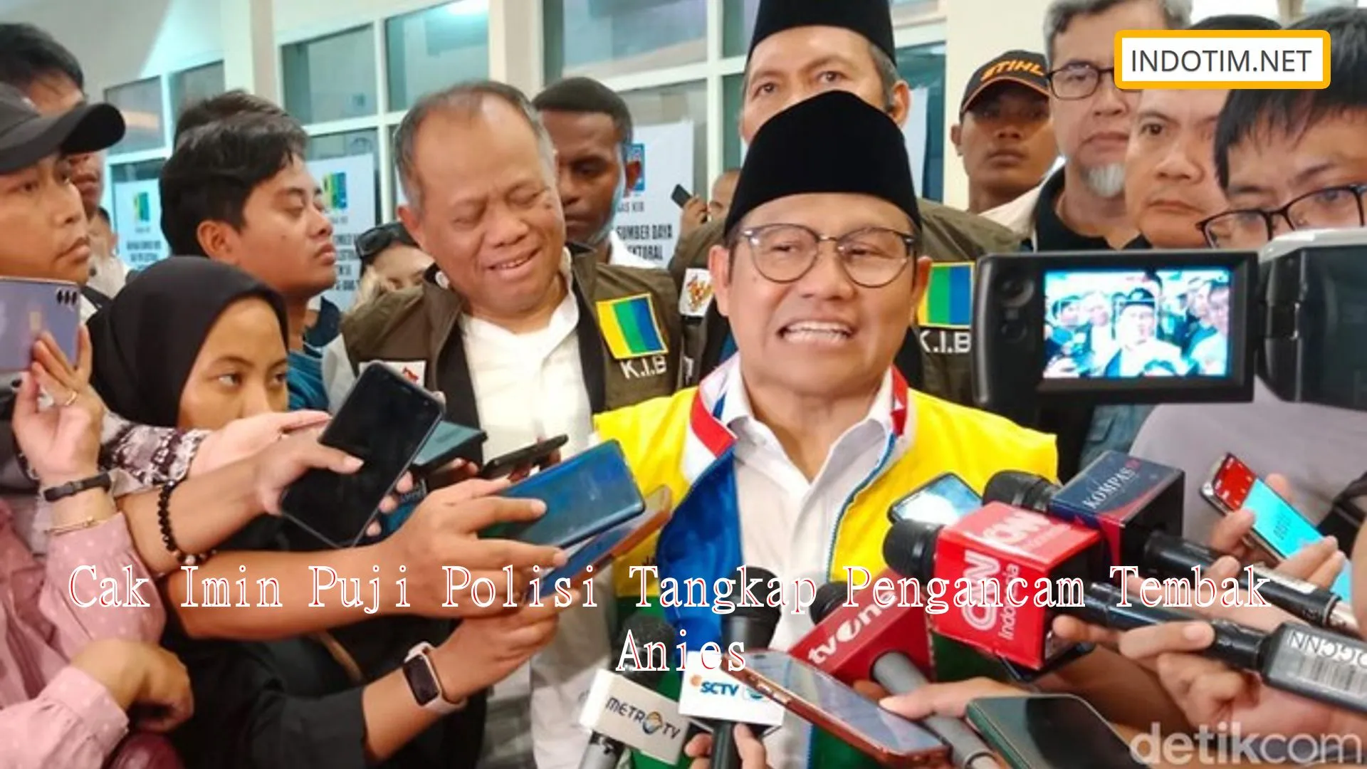 Cak Imin Puji Polisi Tangkap Pengancam Tembak Anies