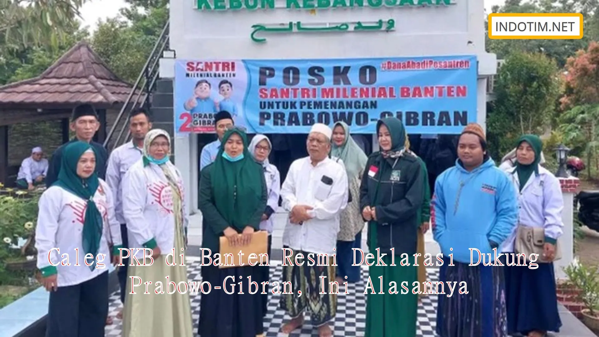 Caleg PKB di Banten Resmi Deklarasi Dukung Prabowo-Gibran, Ini Alasannya