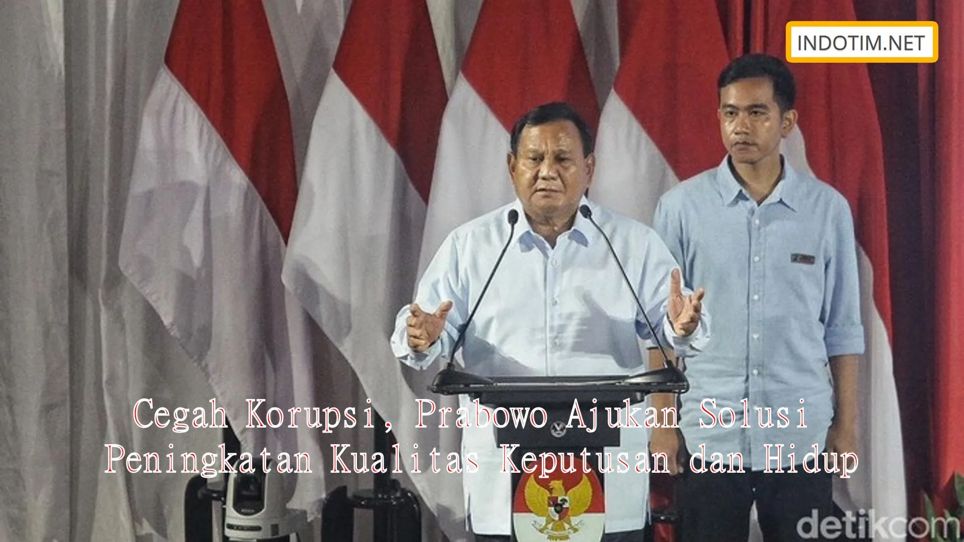 Cegah Korupsi, Prabowo Ajukan Solusi Peningkatan Kualitas Keputusan dan Hidup