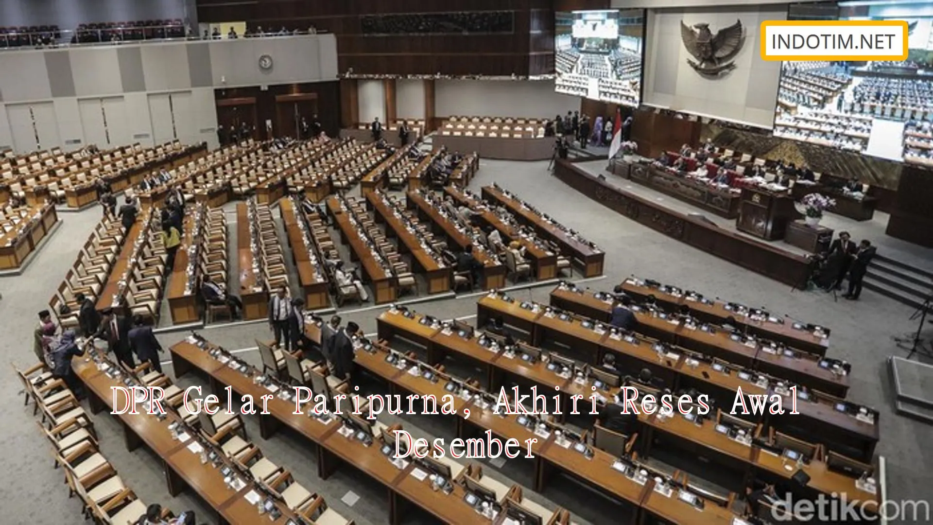 DPR Gelar Paripurna, Akhiri Reses Awal Desember