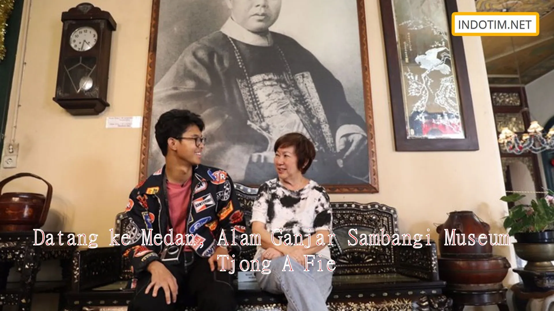 Datang ke Medan, Alam Ganjar Sambangi Museum Tjong A Fie