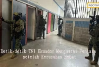 Detik-detik TNI Ekuador Menguasai Penjara setelah Kerusuhan Hebat