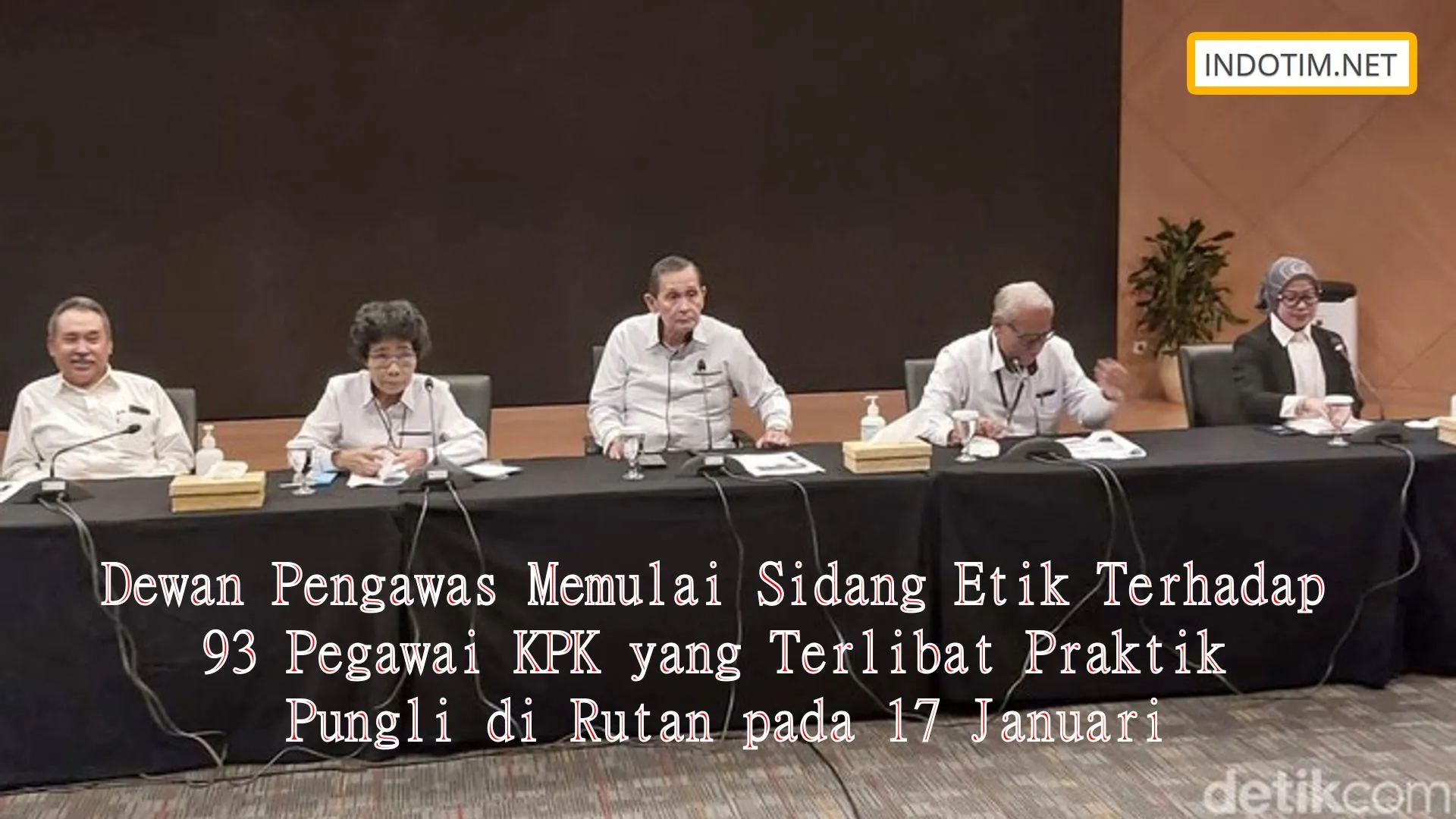 Dewan Pengawas Memulai Sidang Etik Terhadap 93 Pegawai KPK yang Terlibat Praktik Pungli di Rutan pada 17 Januari