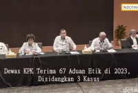 Dewas KPK Terima 67 Aduan Etik di 2023, Disidangkan 3 Kasus