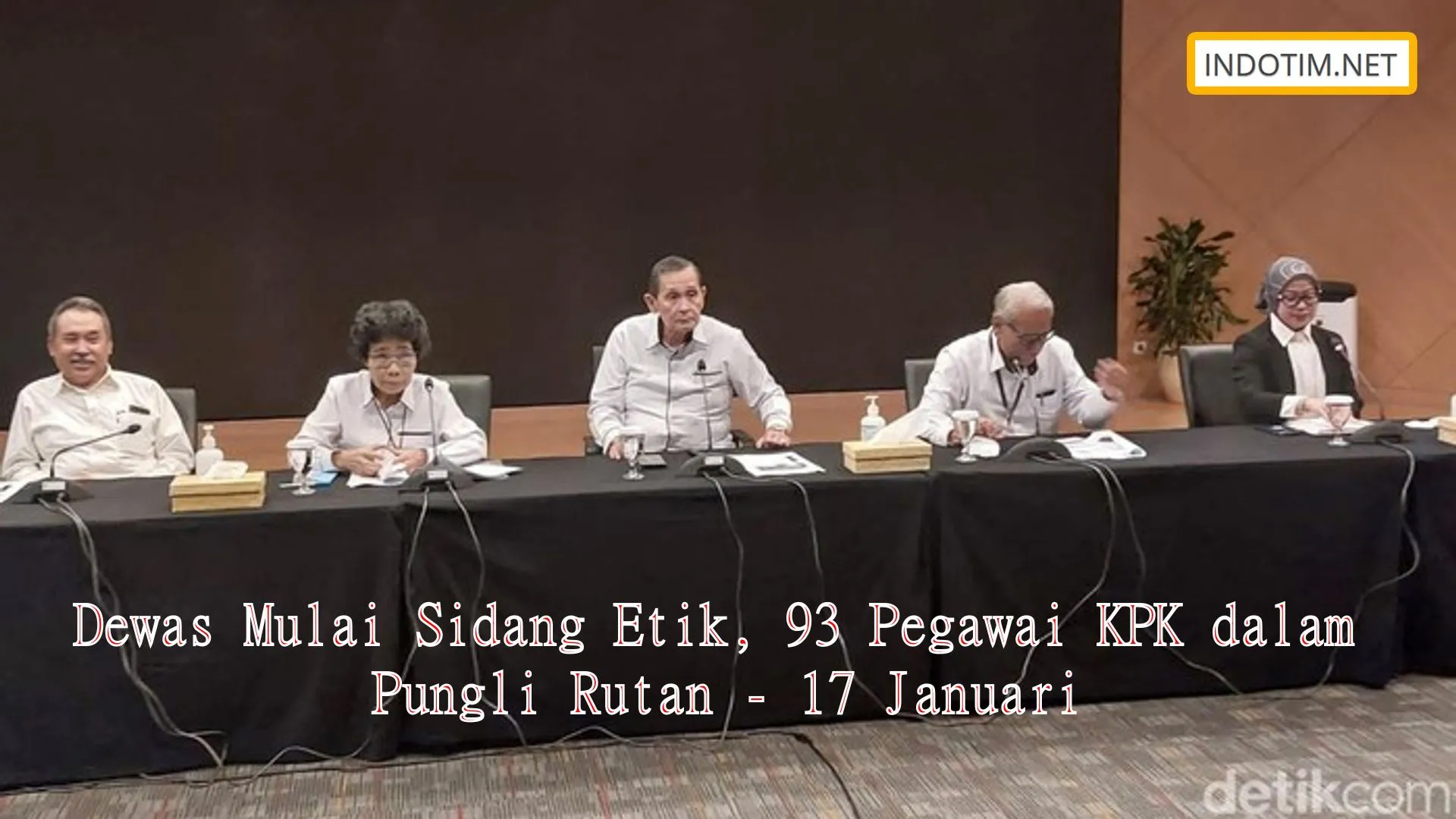 Dewas Mulai Sidang Etik, 93 Pegawai KPK dalam Pungli Rutan - 17 Januari