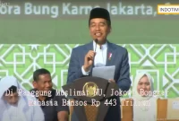 Di Panggung Muslimat NU, Jokowi Bongkar Rahasia Bansos Rp 443 Triliun