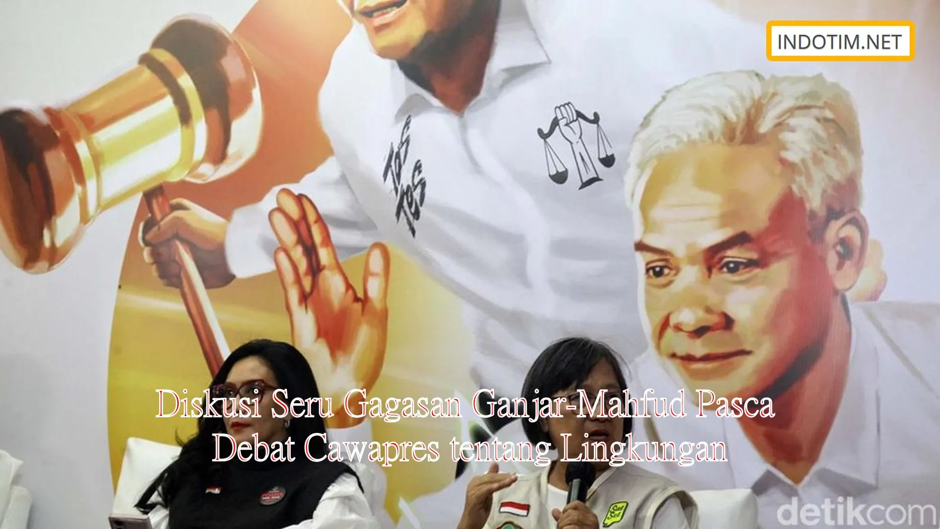 Diskusi Seru Gagasan Ganjar-Mahfud Pasca Debat Cawapres tentang Lingkungan