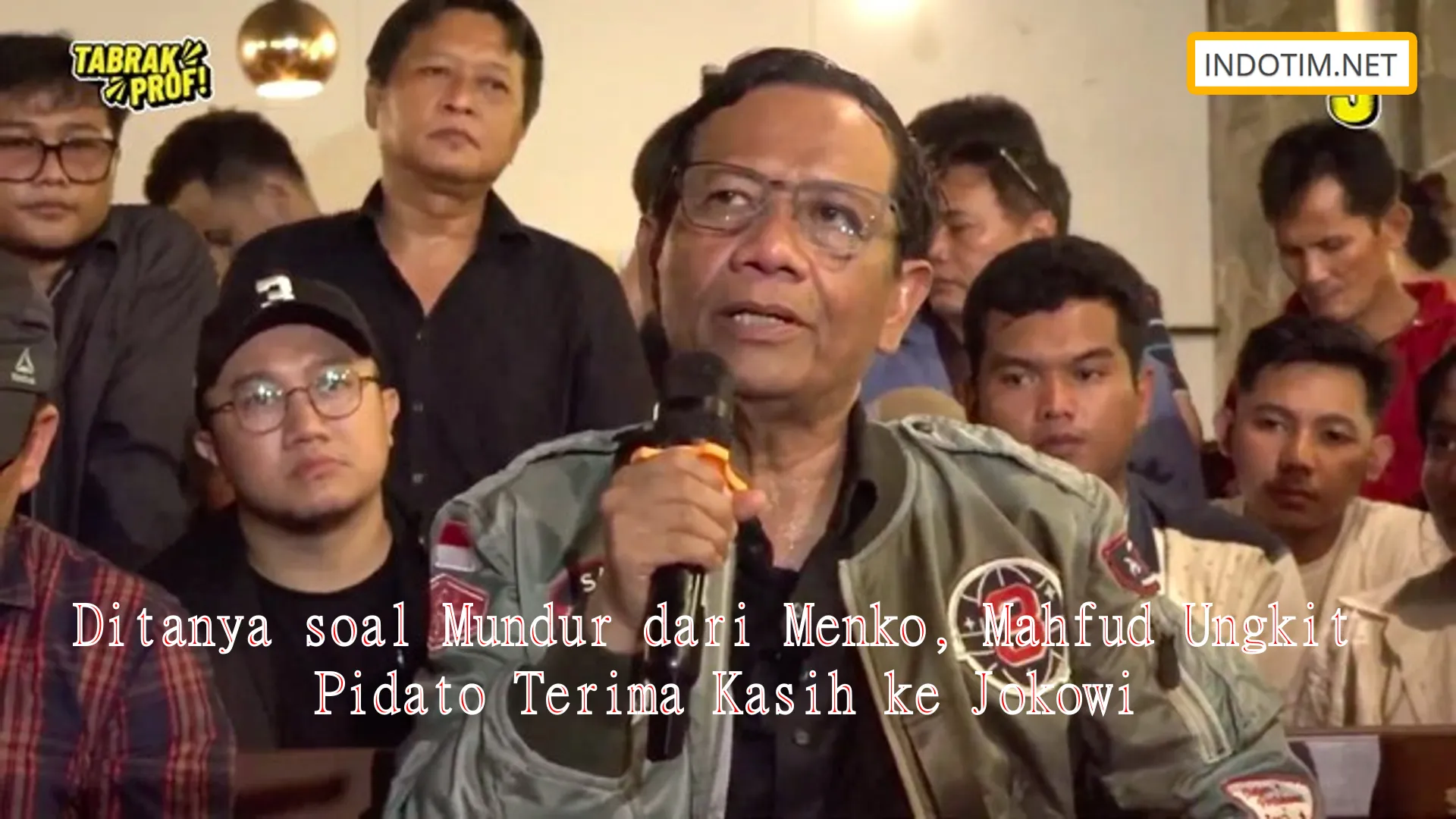 Ditanya soal Mundur dari Menko, Mahfud Ungkit Pidato Terima Kasih ke Jokowi