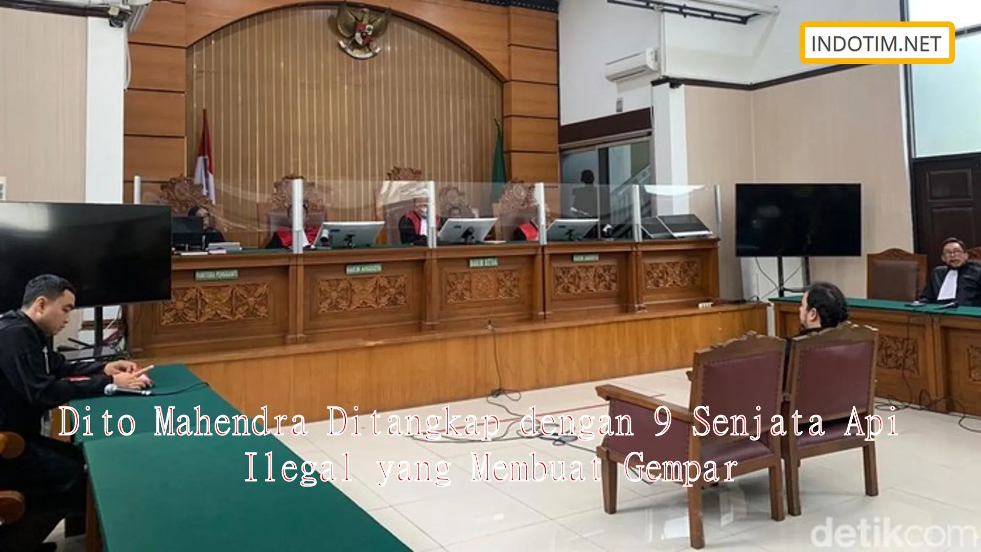 Dito Mahendra Ditangkap dengan 9 Senjata Api Ilegal yang Membuat Gempar