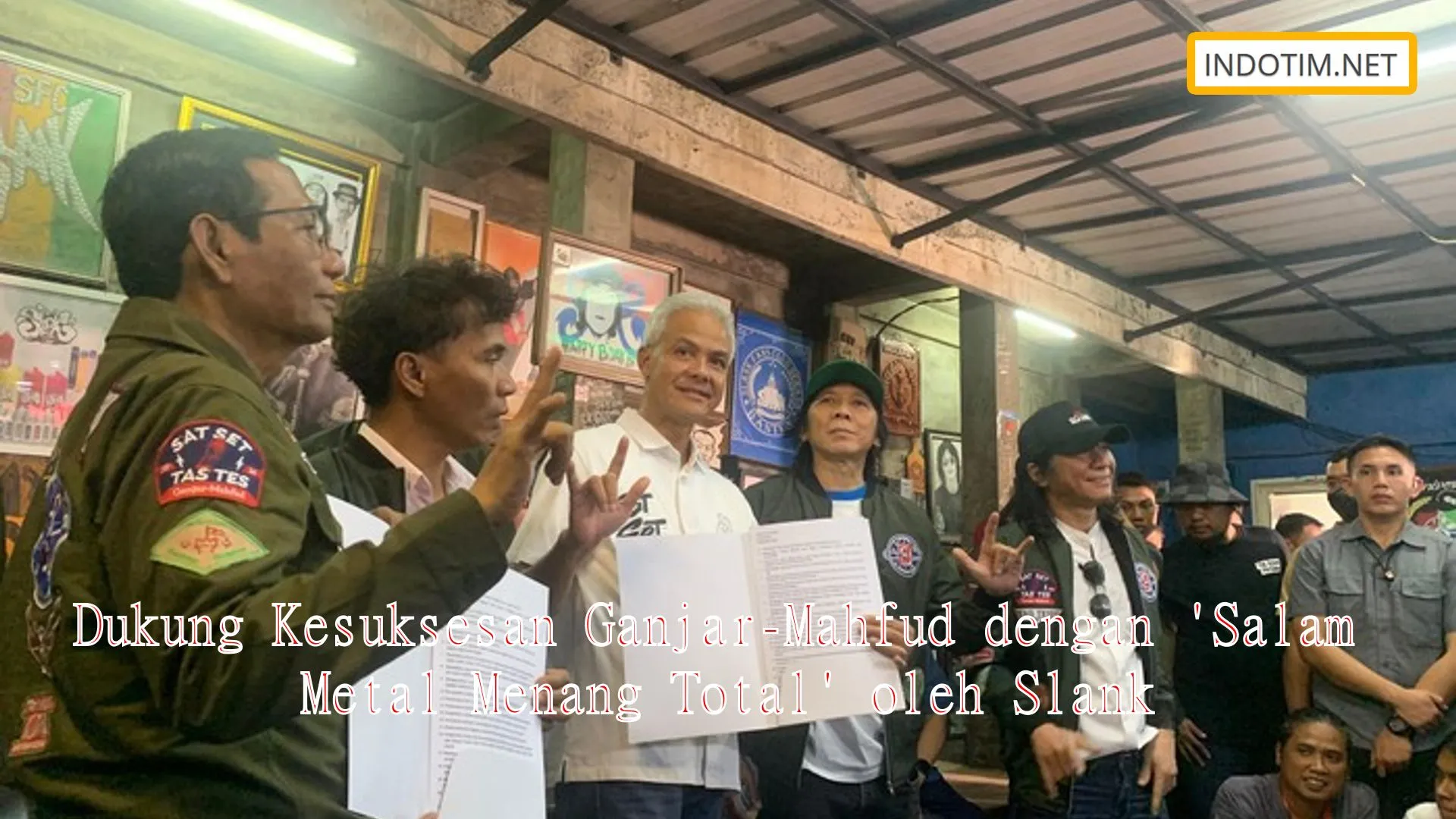 Dukung Kesuksesan Ganjar-Mahfud dengan 'Salam Metal Menang Total' oleh Slank