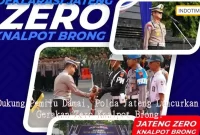Dukung Pemilu Damai, Polda Jateng Luncurkan Gerakan Zero Knalpot Brong!
