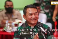 Eks KSAD Dudung Akui Kinerja Brilian Prabowo sebagai Menhan