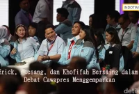 Erick, Kaesang, dan Khofifah Bersaing dalam Debat Cawapres Menggemparkan