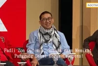 Fadli Zon Optimis, Gibran Akan Memikat Panggung Debat Kedua Cawapres!